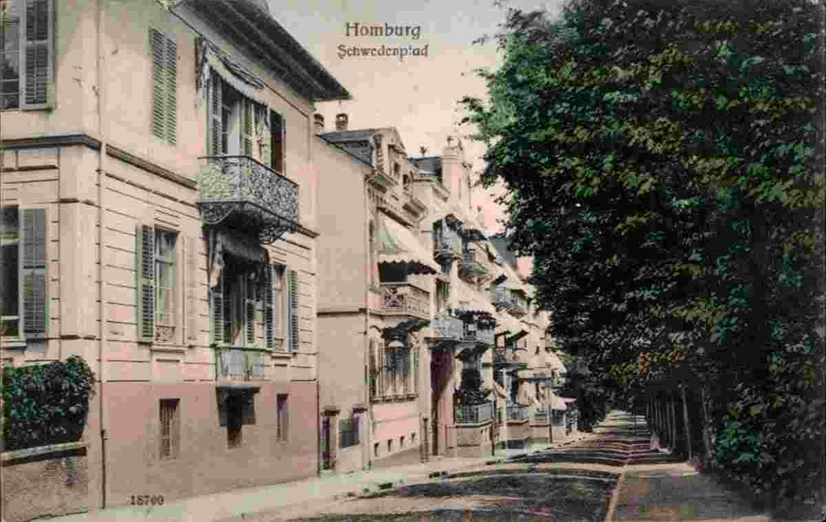 Bad Homburg. Schwedenpfad, Villen, 1908