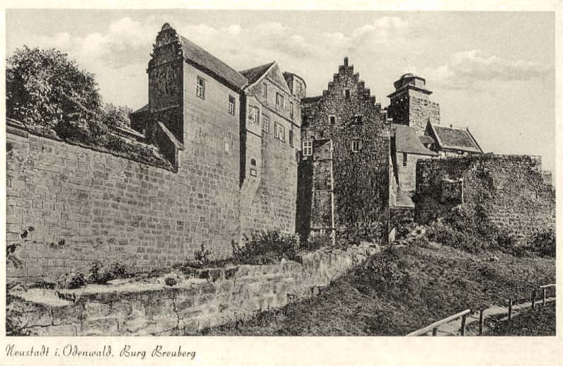 Neustadt, Burg Breuberg, um 1950