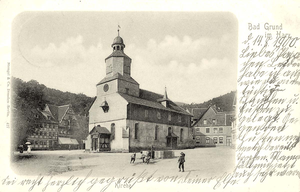 Bad Grund (Harz). Kirche, 1900