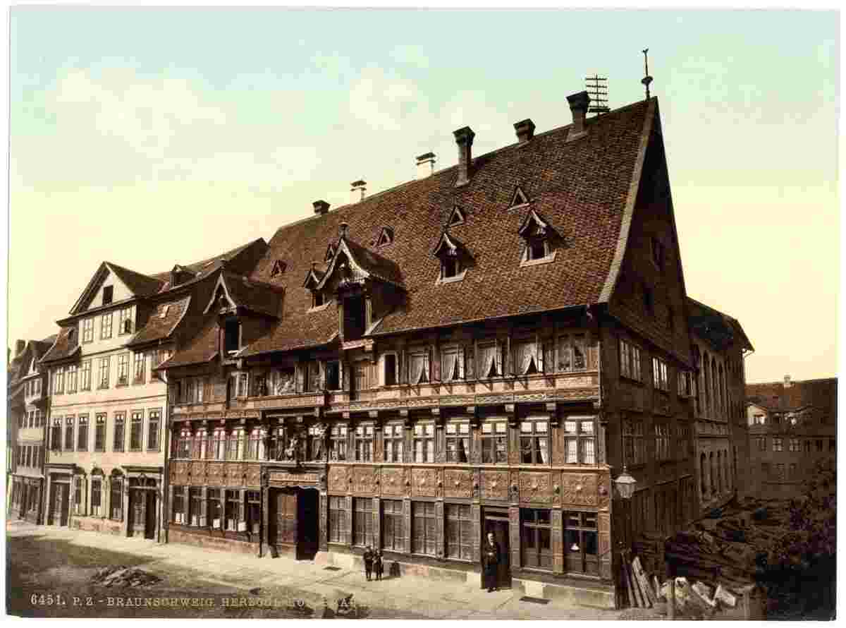 Braunschweig. Herzogliche hof, between 1890 and 1905
