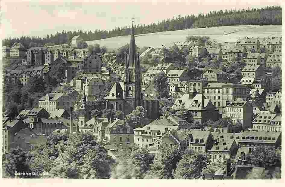 Buchholz. Panorama der Stadt, 1944
