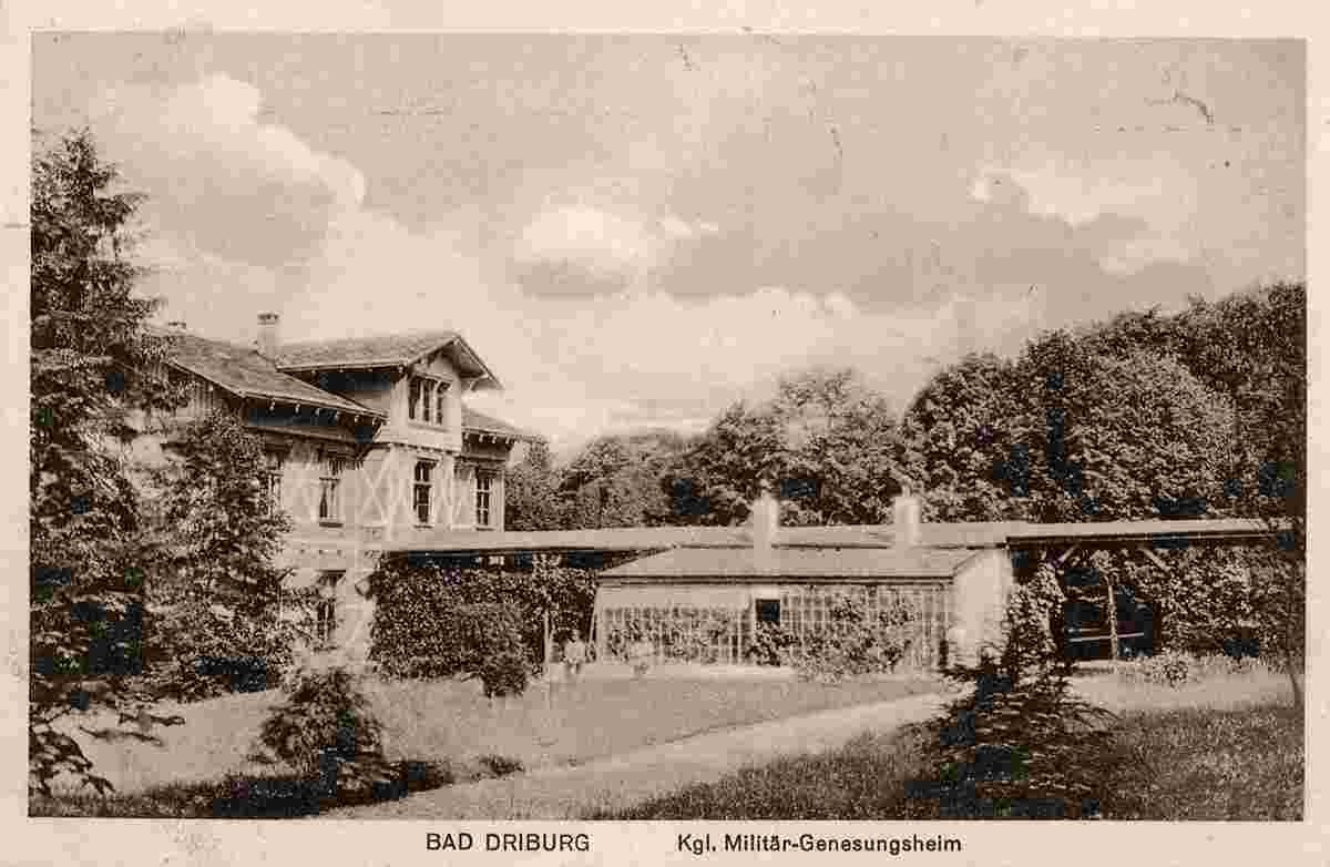 Bad Driburg. Königliche Militär-Genesungsheim, 1914