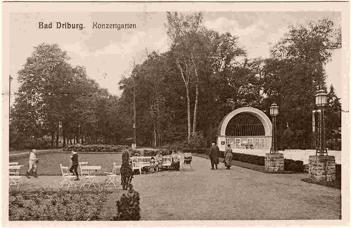 Bad Driburg. Konzertgarten, 1927