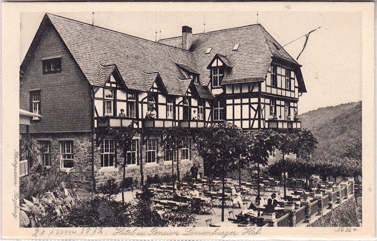 Bad Honnef. Hotel und Pension 'Löwenburger Hof'