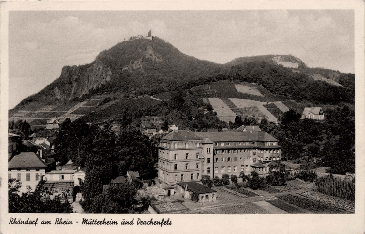 Bad Honnef. Rhöndorf - Mütterheim und Drachenfels, 1951