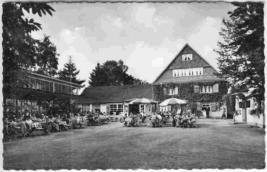 Bergisch Gladbach. Stadtteil Paffrath, Mühle, 1958