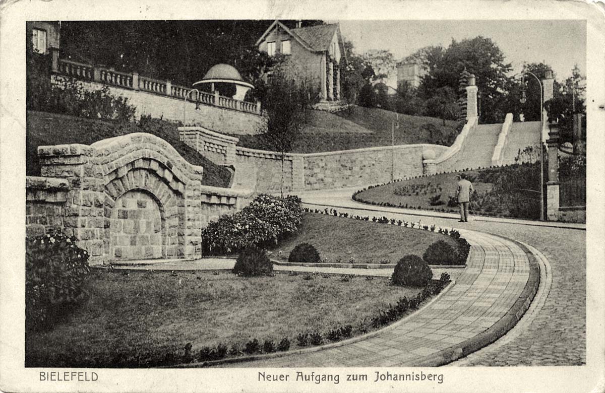 Bielefeld. Neuer Aufgang zum Johannisberg, 1913