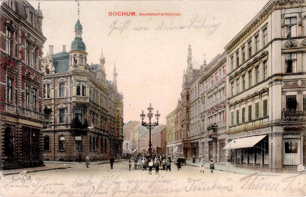 Bochum. Bahnhofstrasse, 1906