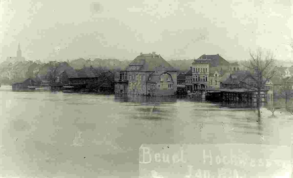 Bonn. Hochwasser, Januar 1920