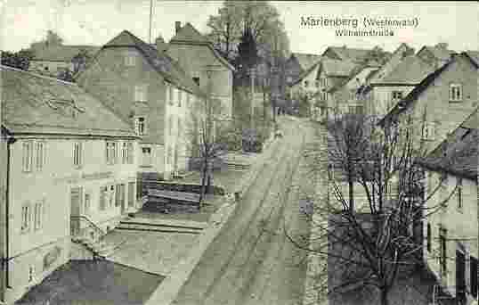 Bad Marienberg. Wilhelmstraße mit Gasthaus