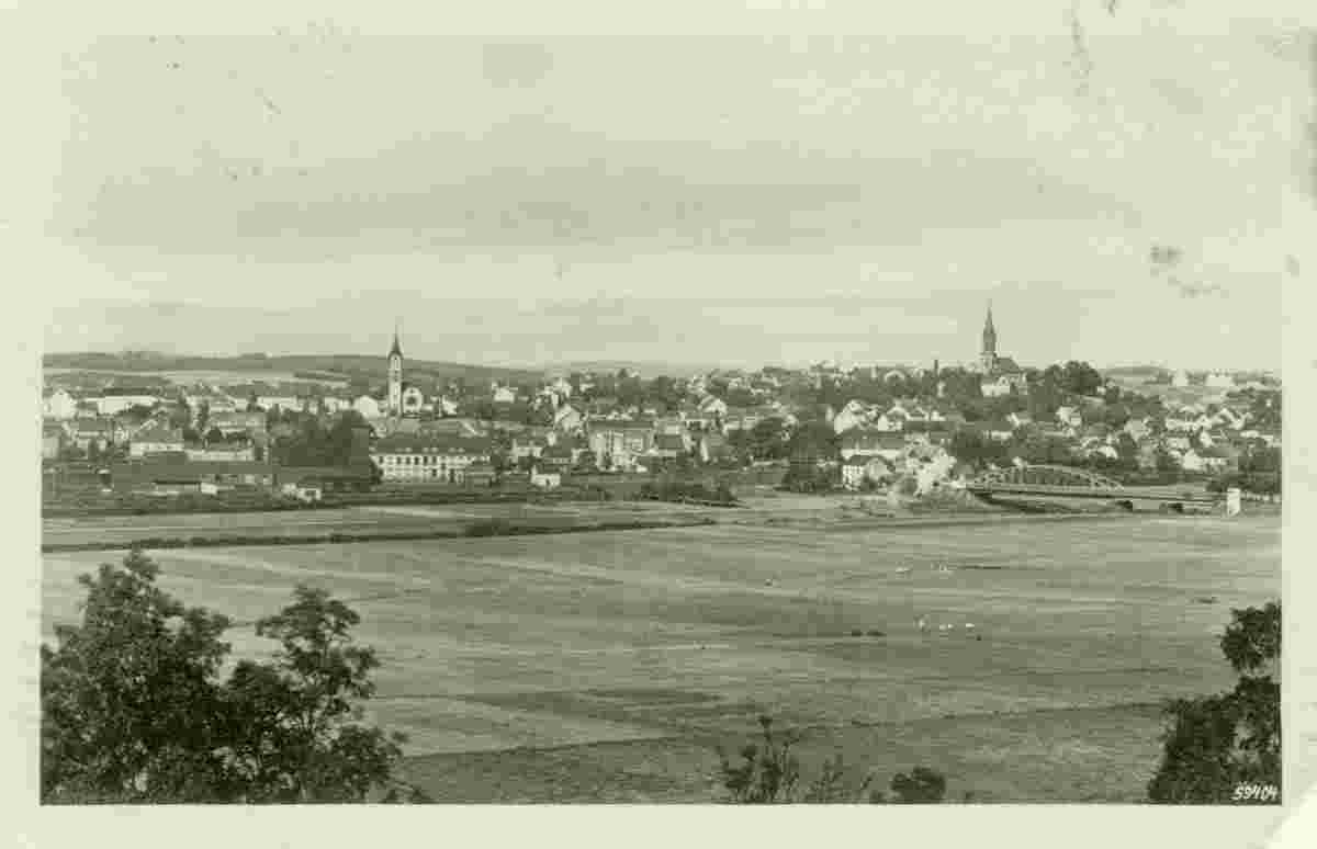 Bous. Panorama von Bous, 1931