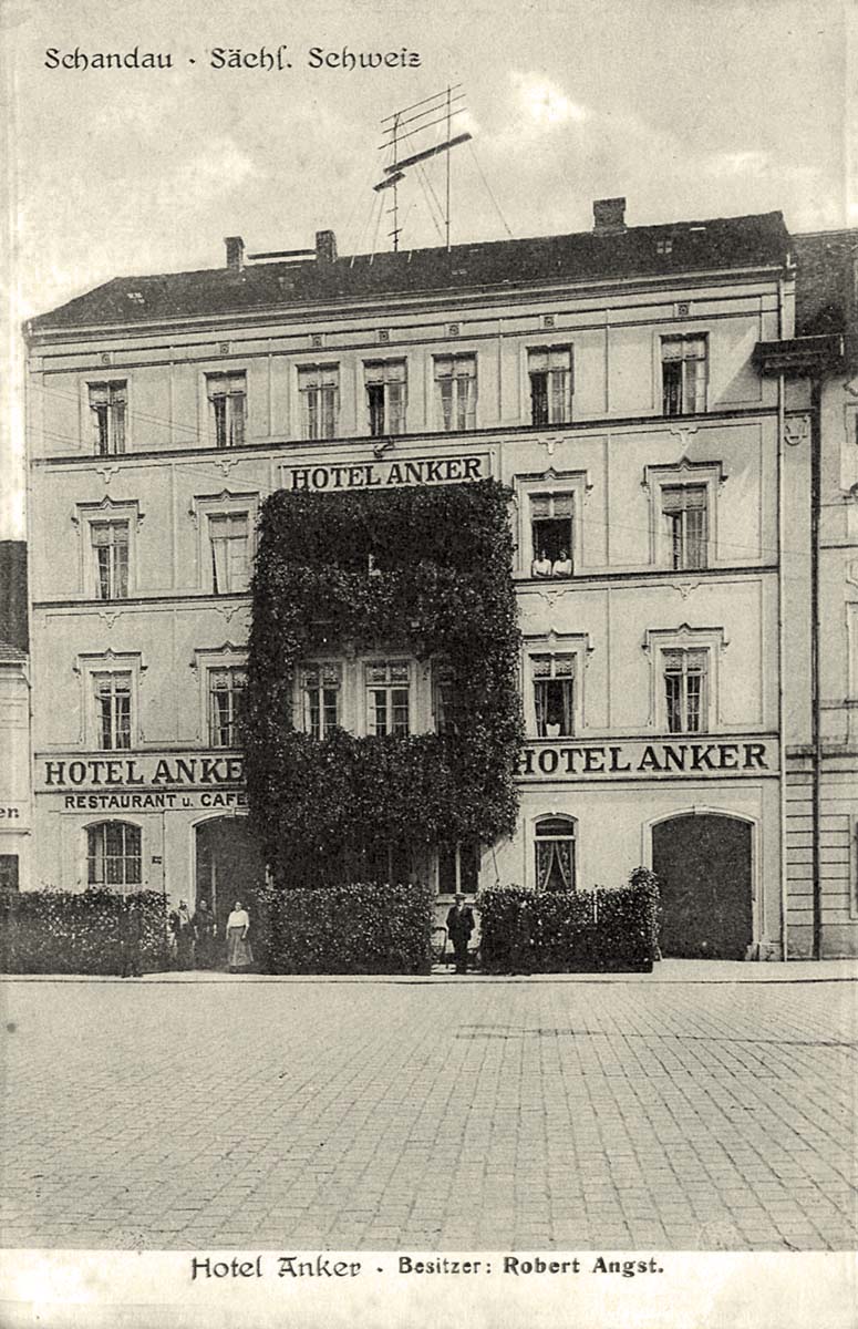 Bad Schandau. Hotel 'Anker', 1921