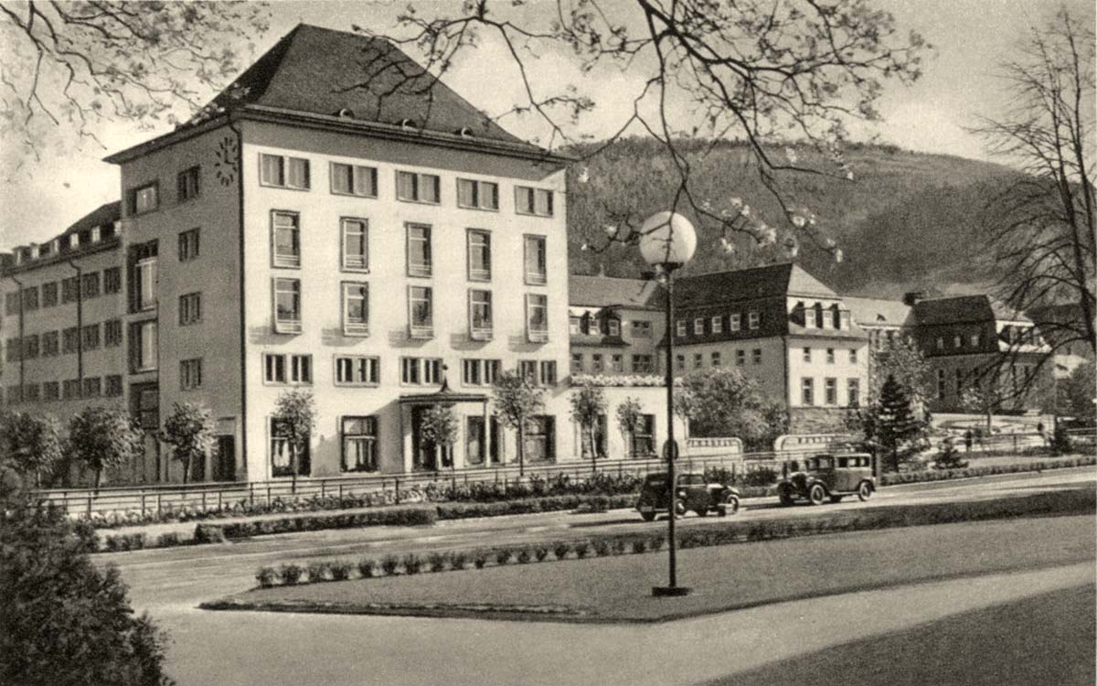 Bad Schlema. Oberschlema - Kurhotel und Kurhaus, 1935