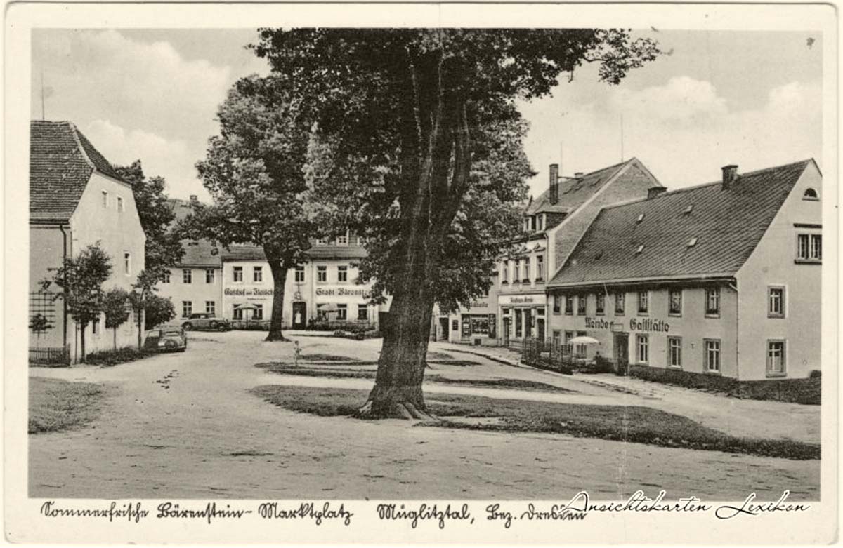 Bärenstein (Erzgebirge). Marktplatz, 1937