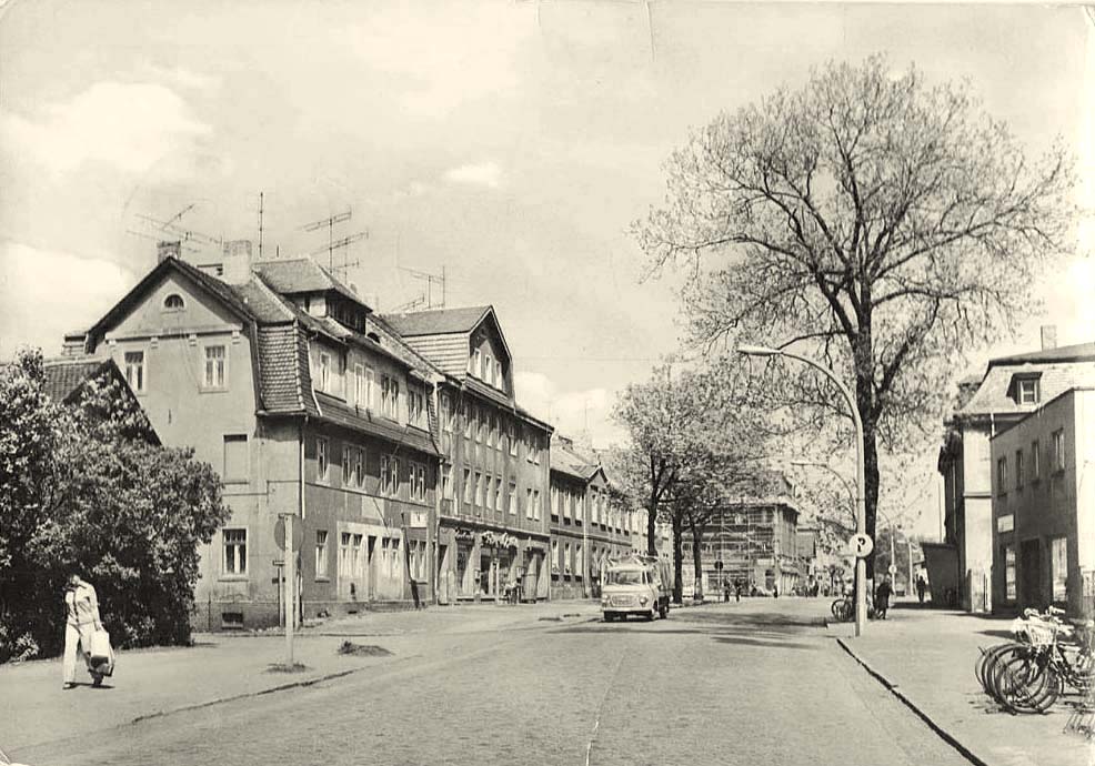Bernsdorf (Oberlausitz). Thälmann Straße, 1970