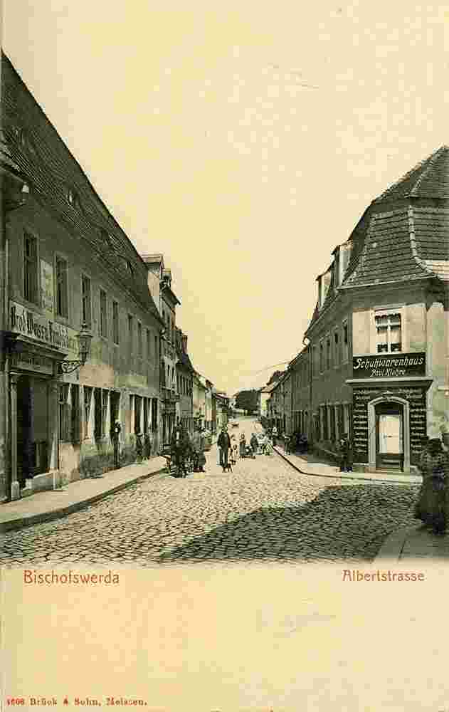 Bischofswerda. Albertstraße, 1903