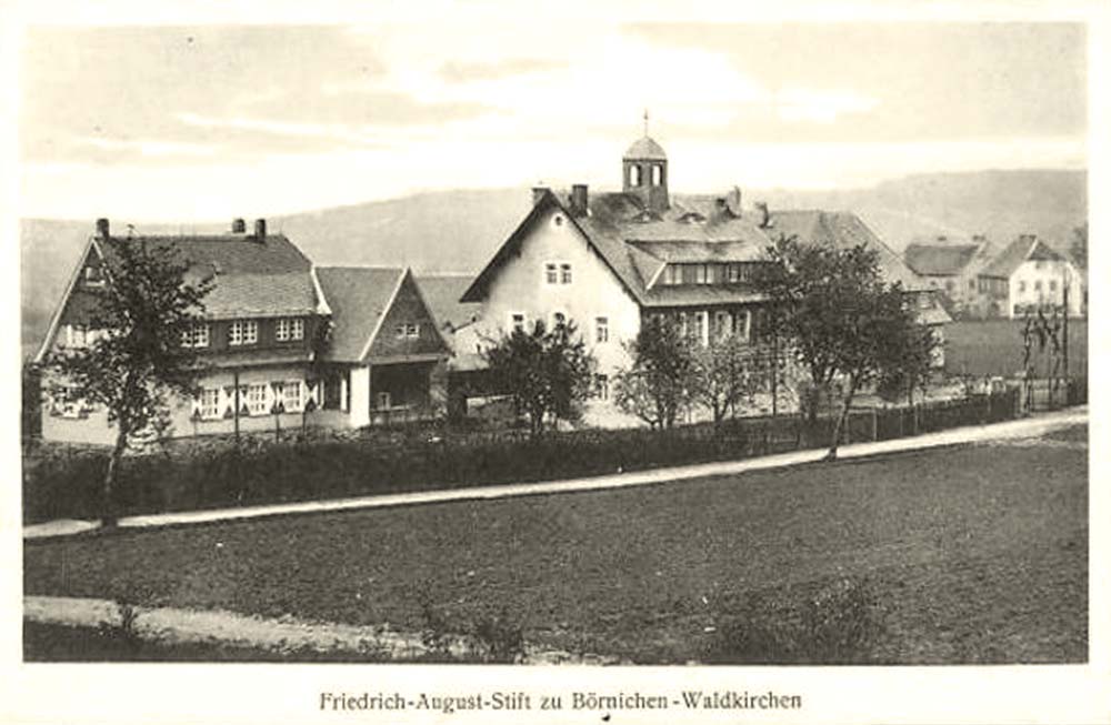 Börnichen (Erzgebirgs). Friedrich-August-Stift zu Börnichen-Waldkirche