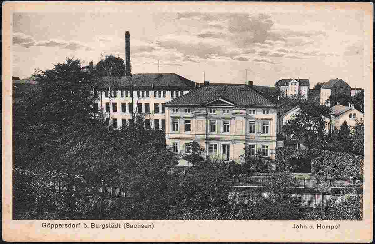Burgstädt. Göppersdorf - Jahn und Hempel Fabrik