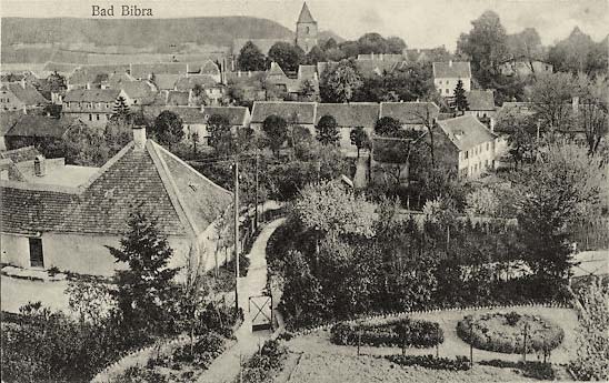 Bad Bibra. Panorama der Stadt