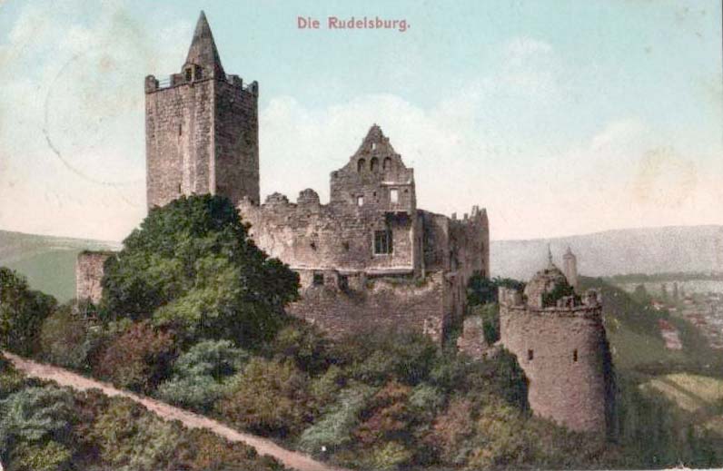 Bad Kösen. Rudelsburg, 1917