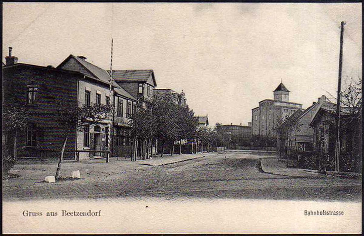 Beetzendorf. Bahnhofstraße, um 1920