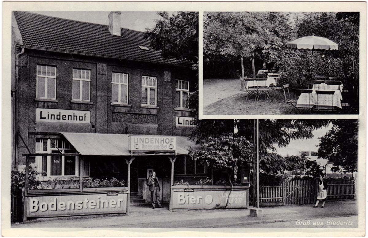 Biederitz. Gaststätte Lindenhof, 1940