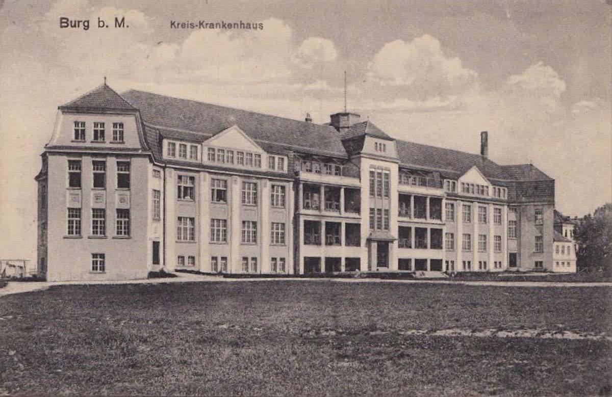 Burg (bei Magdeburg). Kreis Krankenhaus