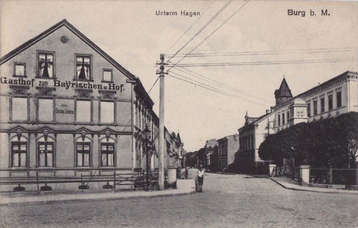 Burg (bei Magdeburg). Unterm Hagen