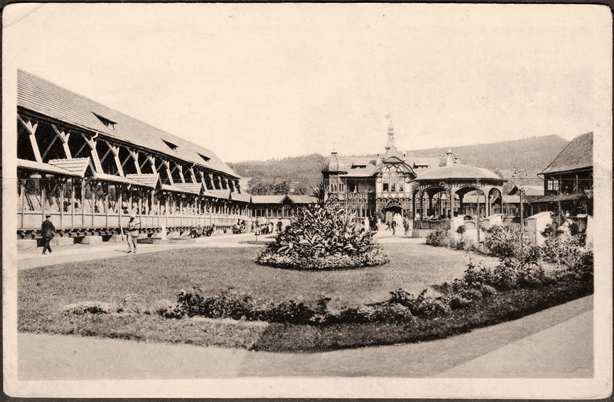Bad Salzungen. Gradierhauser mit Konzertpavillon, 1913