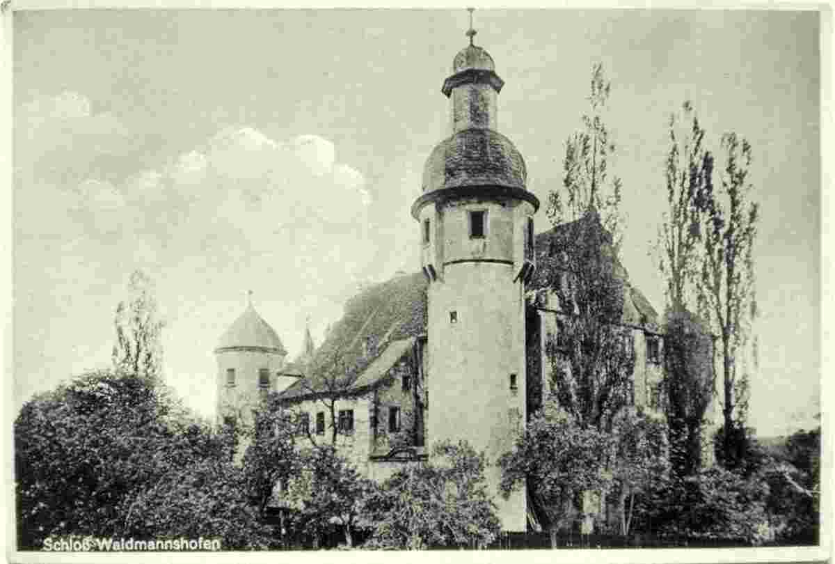 Creglingen. Schloß Waldmannshofen, 1942