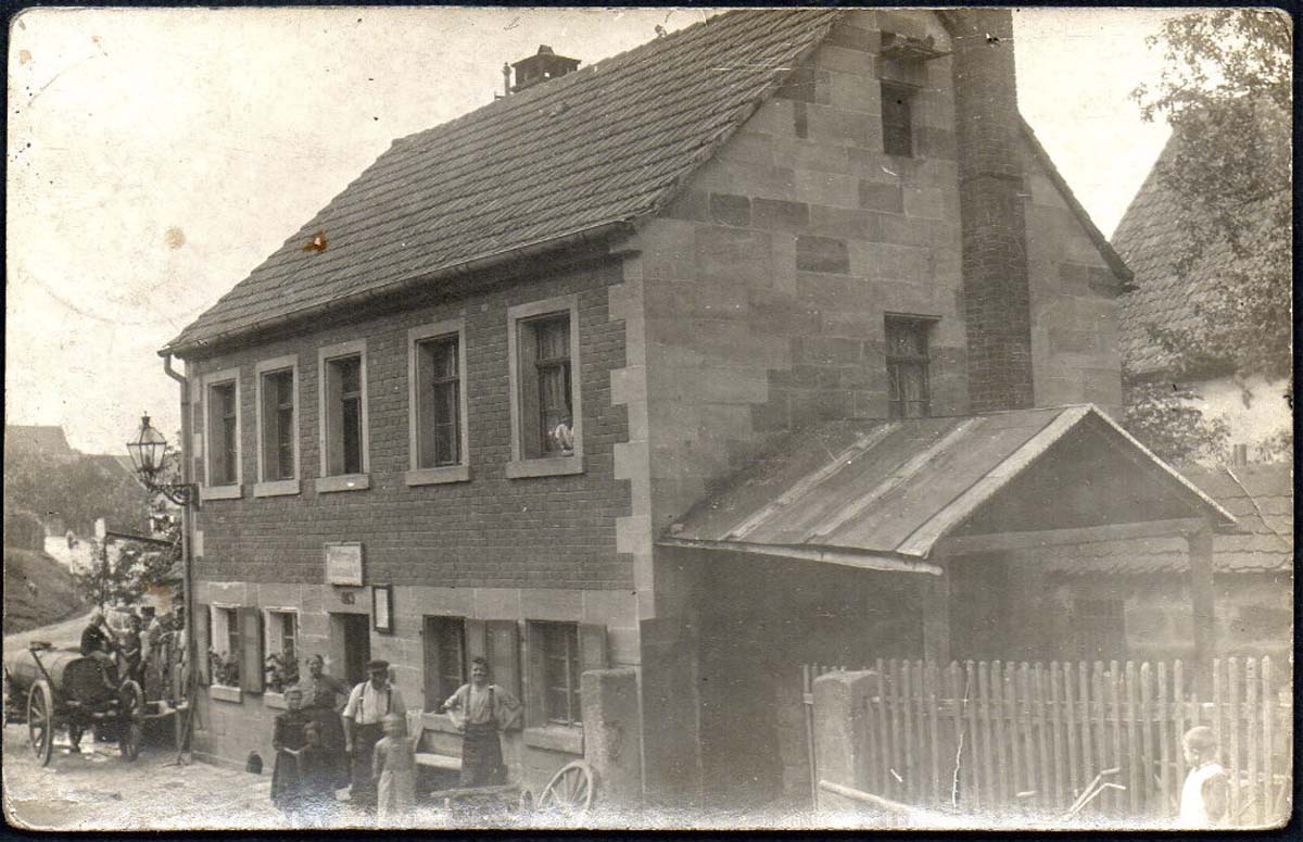 Cadolzburg. Pflasterzoll Einnahmestelle, 1914