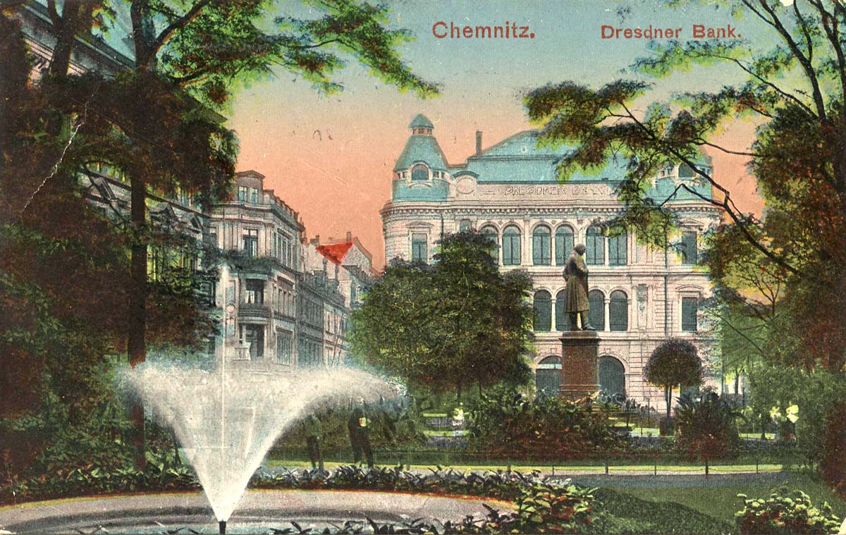 Chemnitz. Dresdner Bank, 1916