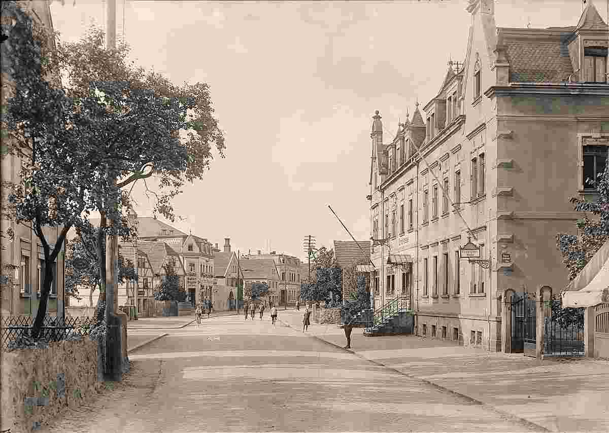 Coswig. Hauptstraße, 1926