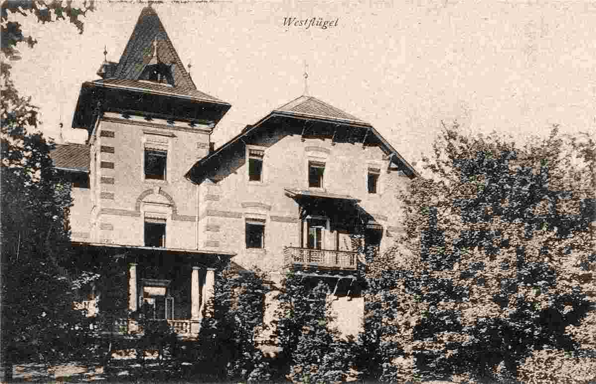 Coswig. Heilstätte Lindenhof, Westflügel, 1920
