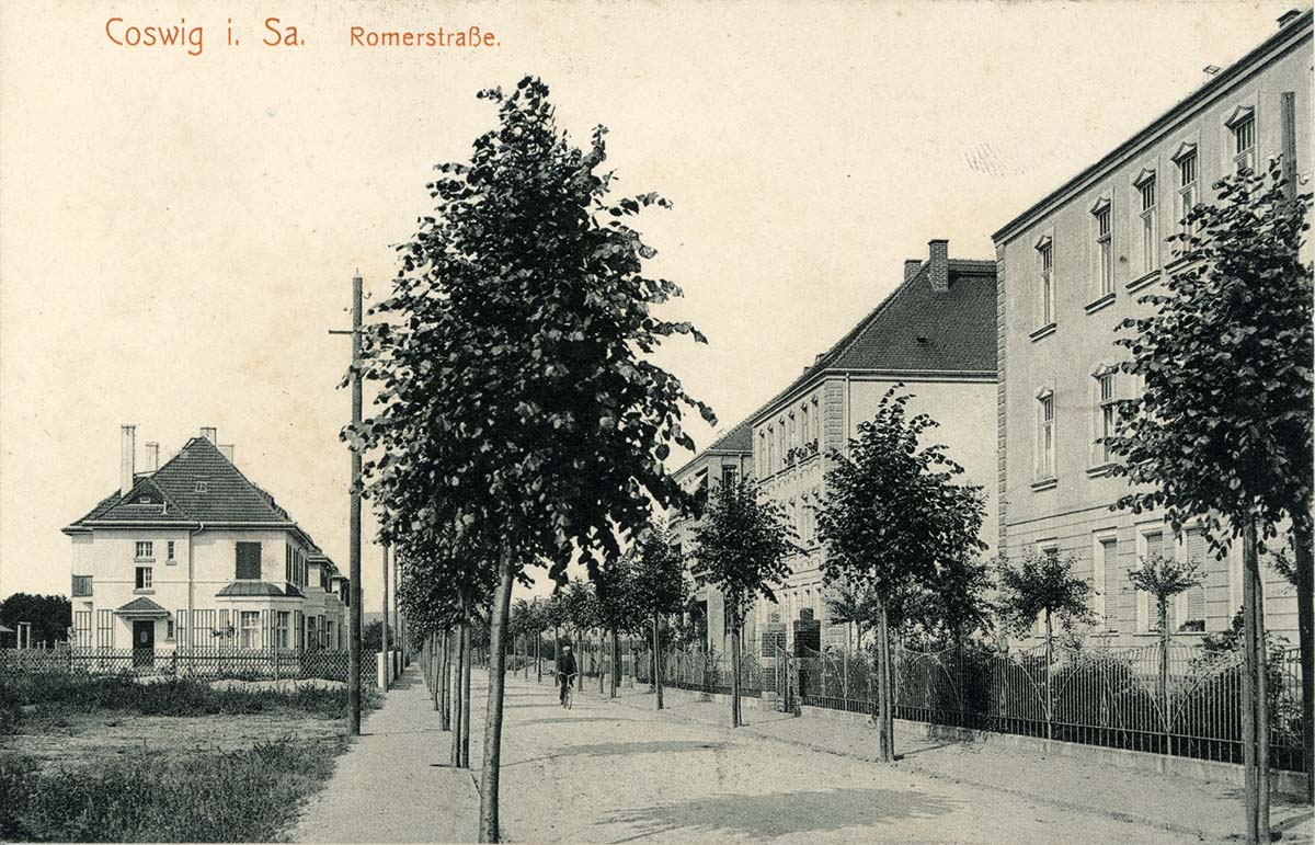 Coswig (Sachsen). Romerstraße, 1912