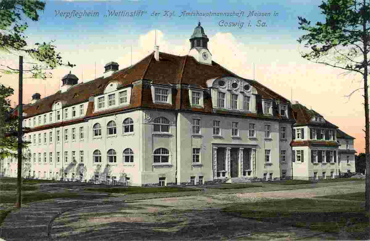 Coswig. Wettinstift, Verpflegeheim, 1913