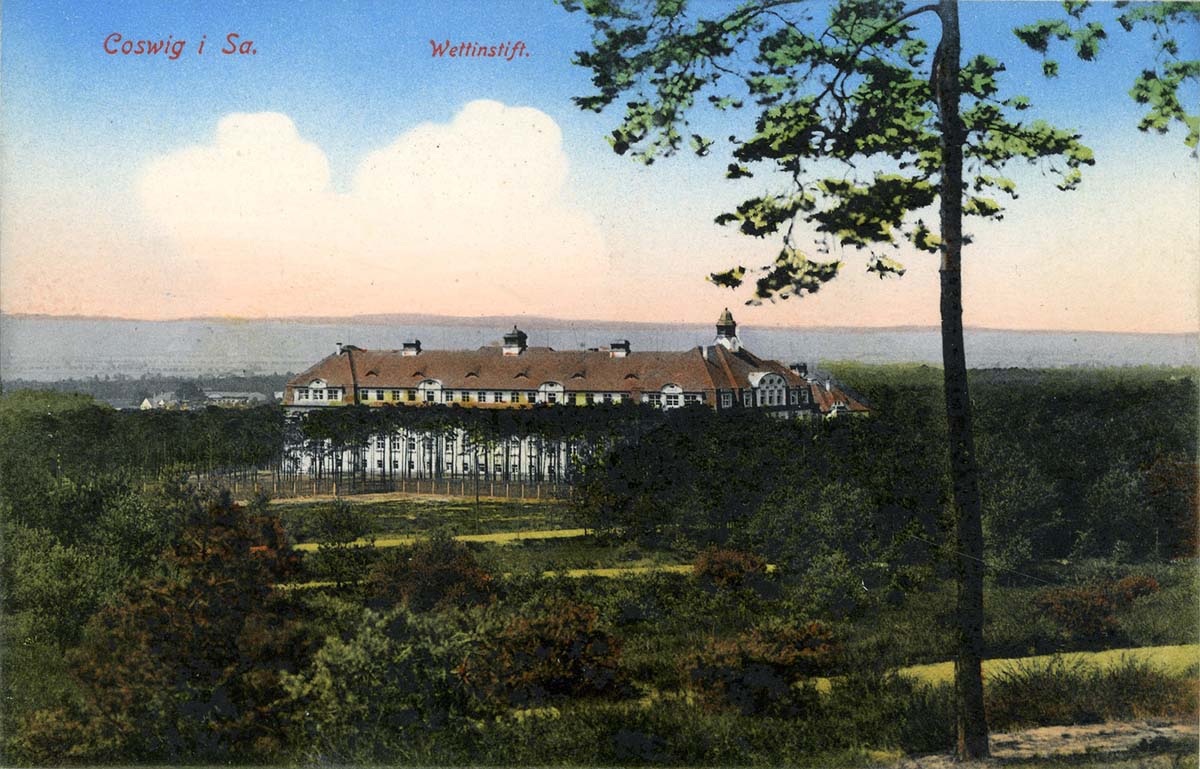 Coswig (Sachsen). Wettinstift, Verpflegeheim, 1915