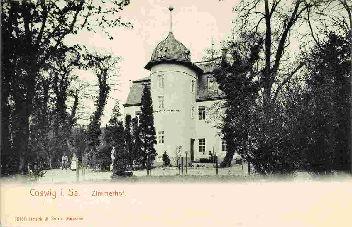 Coswig. Zimmerhof, 1903