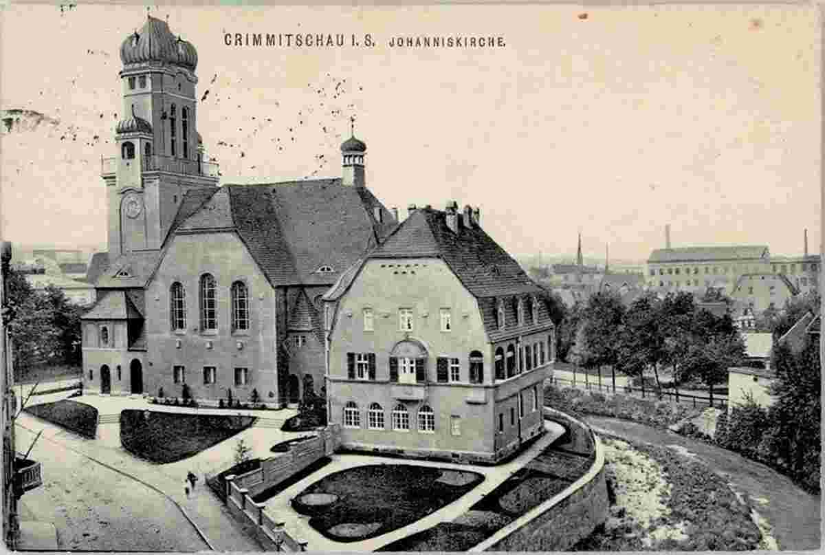 Crimmitschau. Johanniskirche, 1916