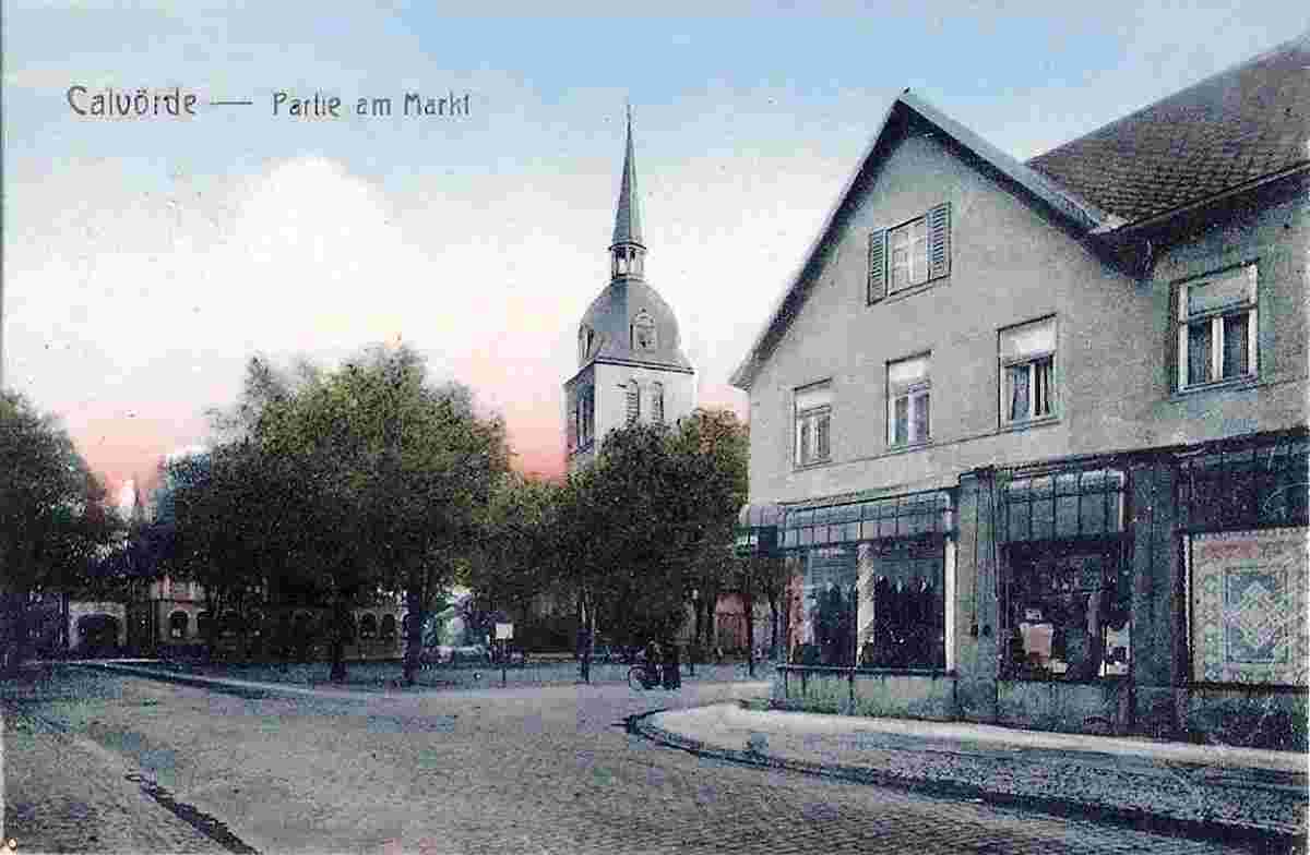 Calvörde. Markt, Geschäfte, 1919