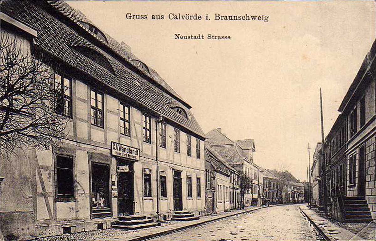 Calvörde. Neustadtstraße, 1916