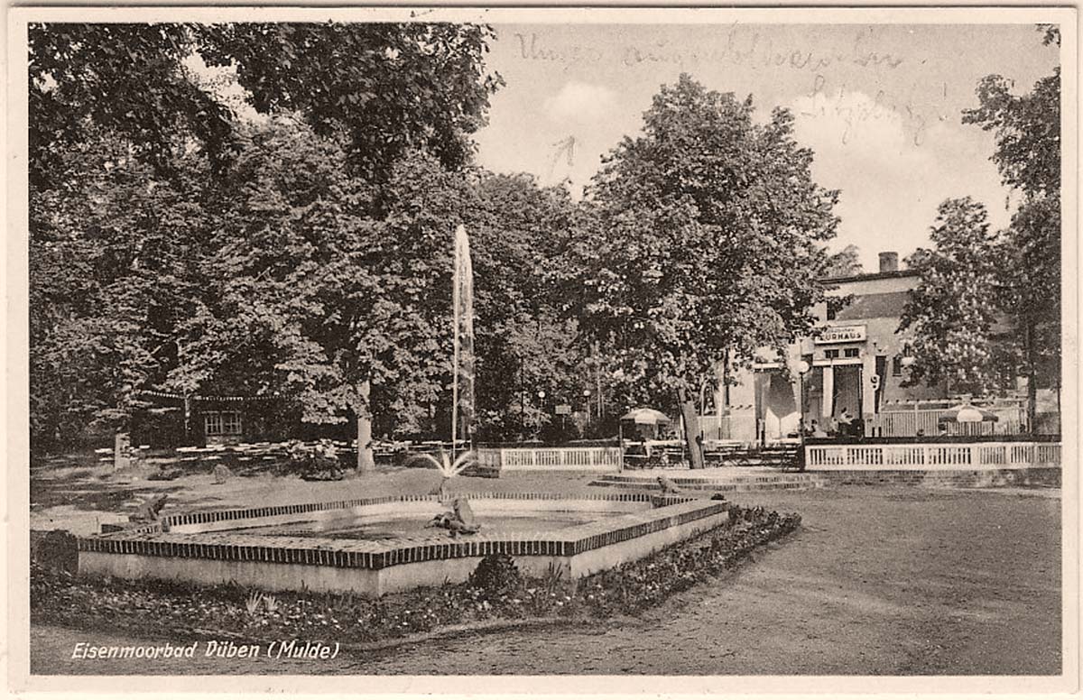 Coswig. Eisenmoorbad Düben (Mulde), 1936