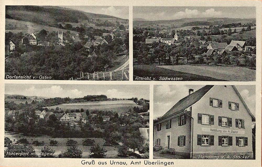 Deggenhausertal. Urnau - Dorfansichten, Hinterdorf