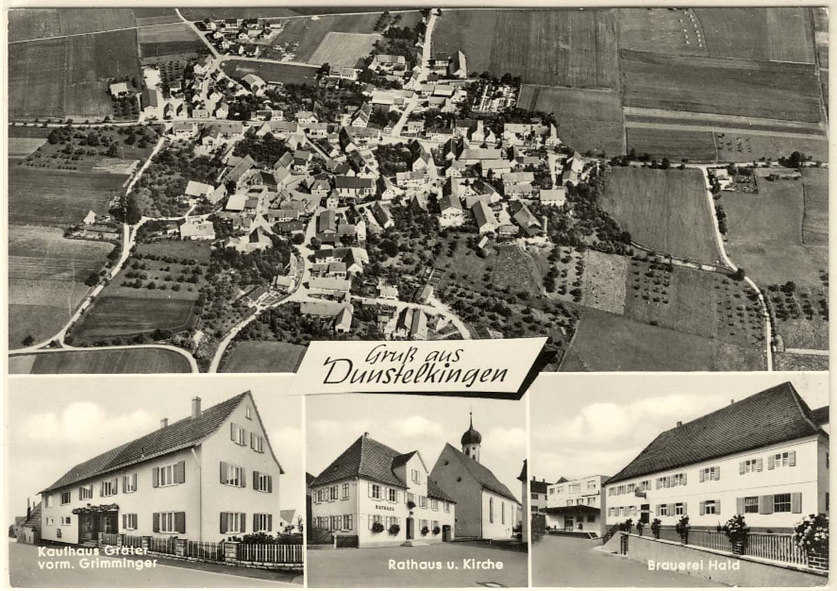 Dischingen. Panorama von Dunstelkingen, Kaufhaus
