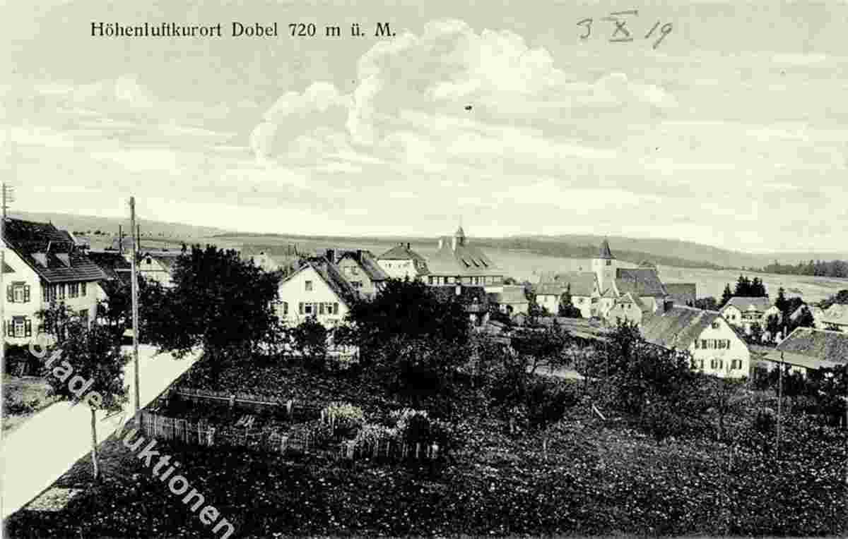Panorama von Dobel, 1919
