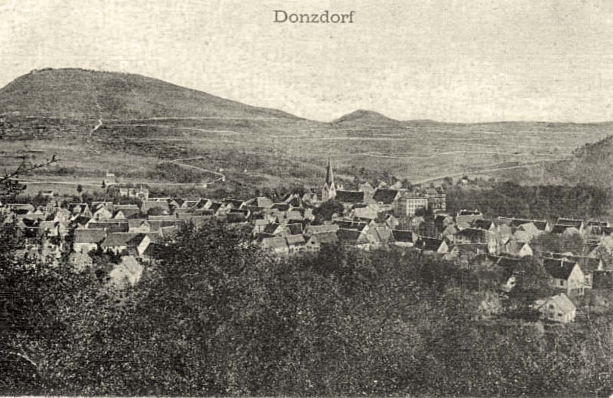 Donzdorf. Panorama der Stadt, 1914