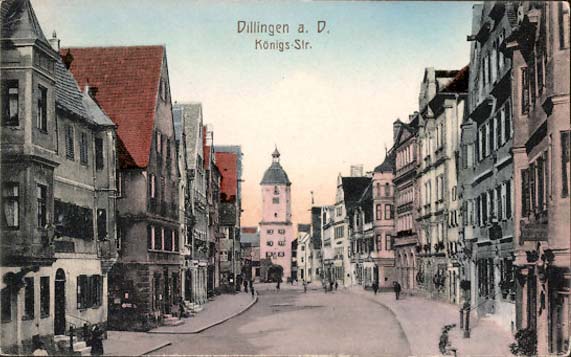 Dillingen an der Donau. Königstraße