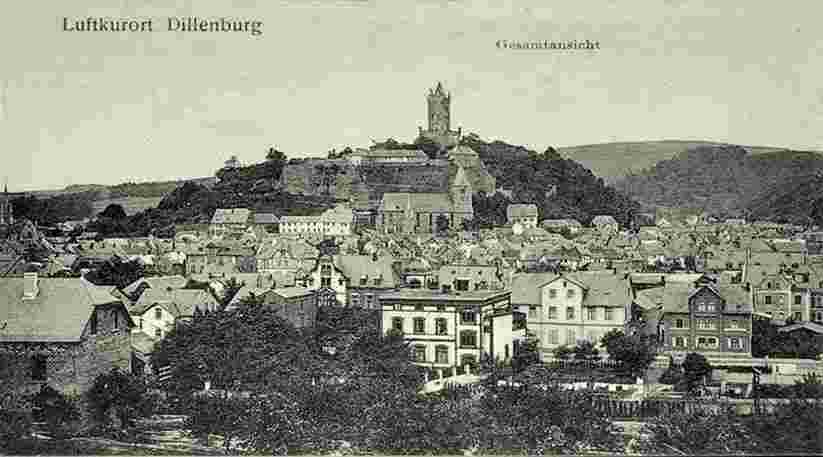 Dillenburg. Panorama der Stadt