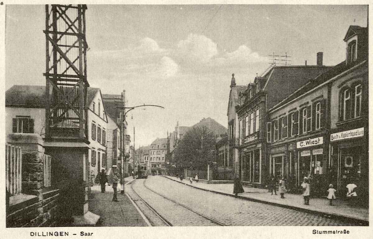 Dillingen (Saar). Stummstraße, 1919