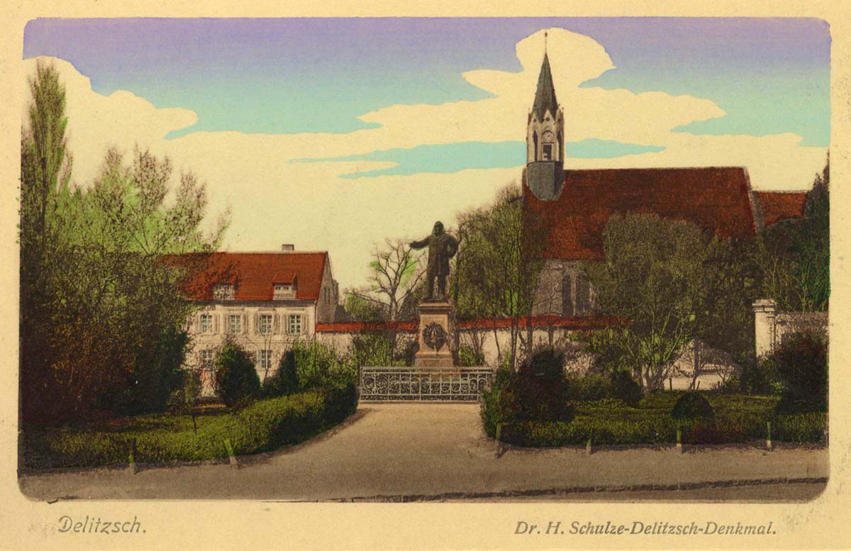 Delitzsch. Dr. H. Schulze-Delitzsch Denkmal